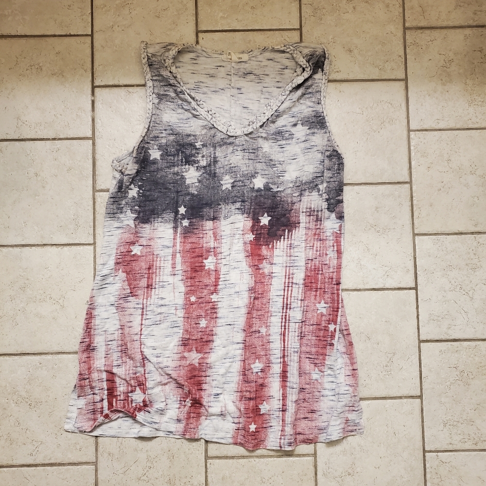 American Flag tank